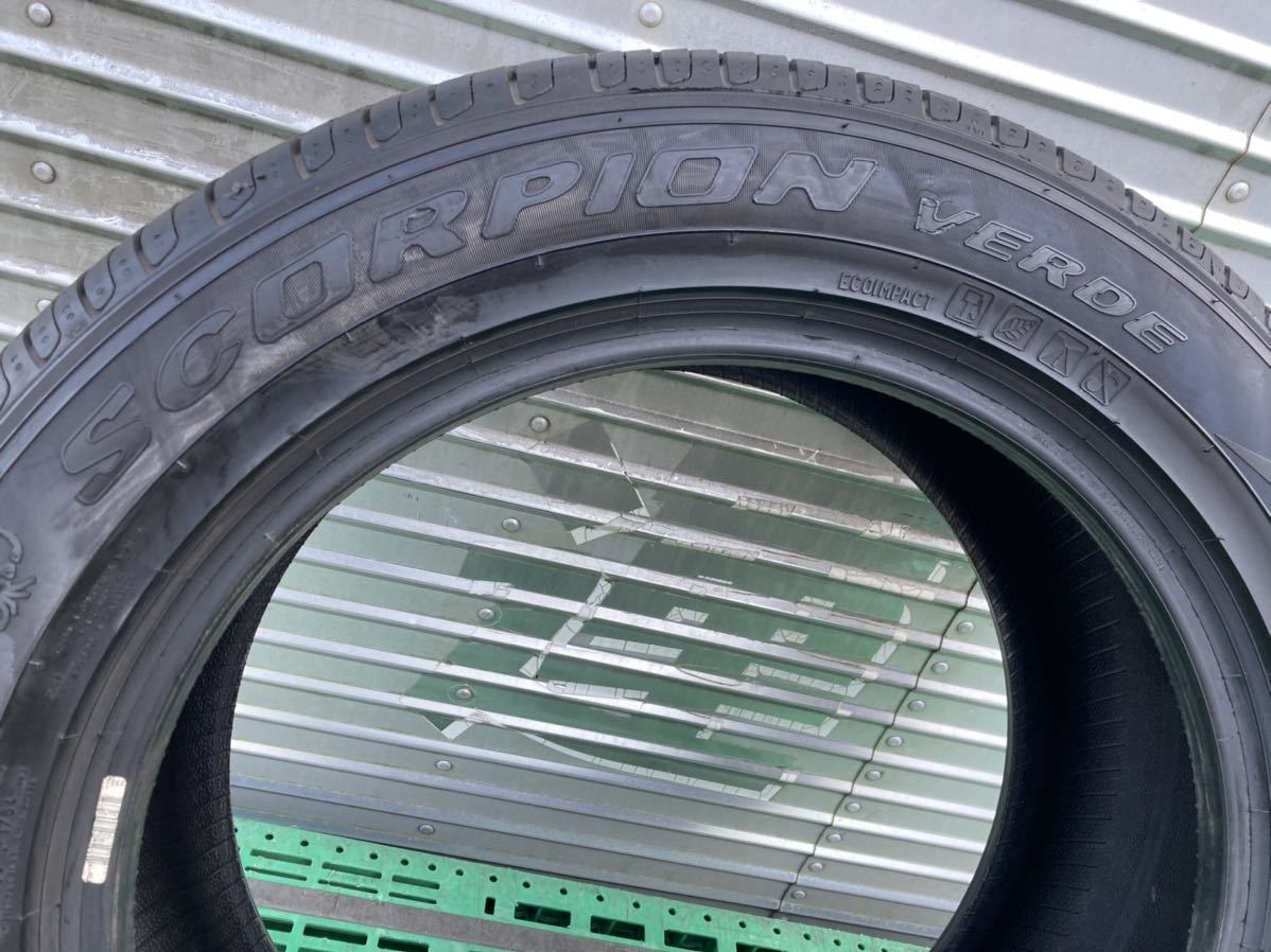 2018年 PIRELLI 235/55R18 SCORPION VERDE バリ山ラジアル1本、7.20mm_画像5