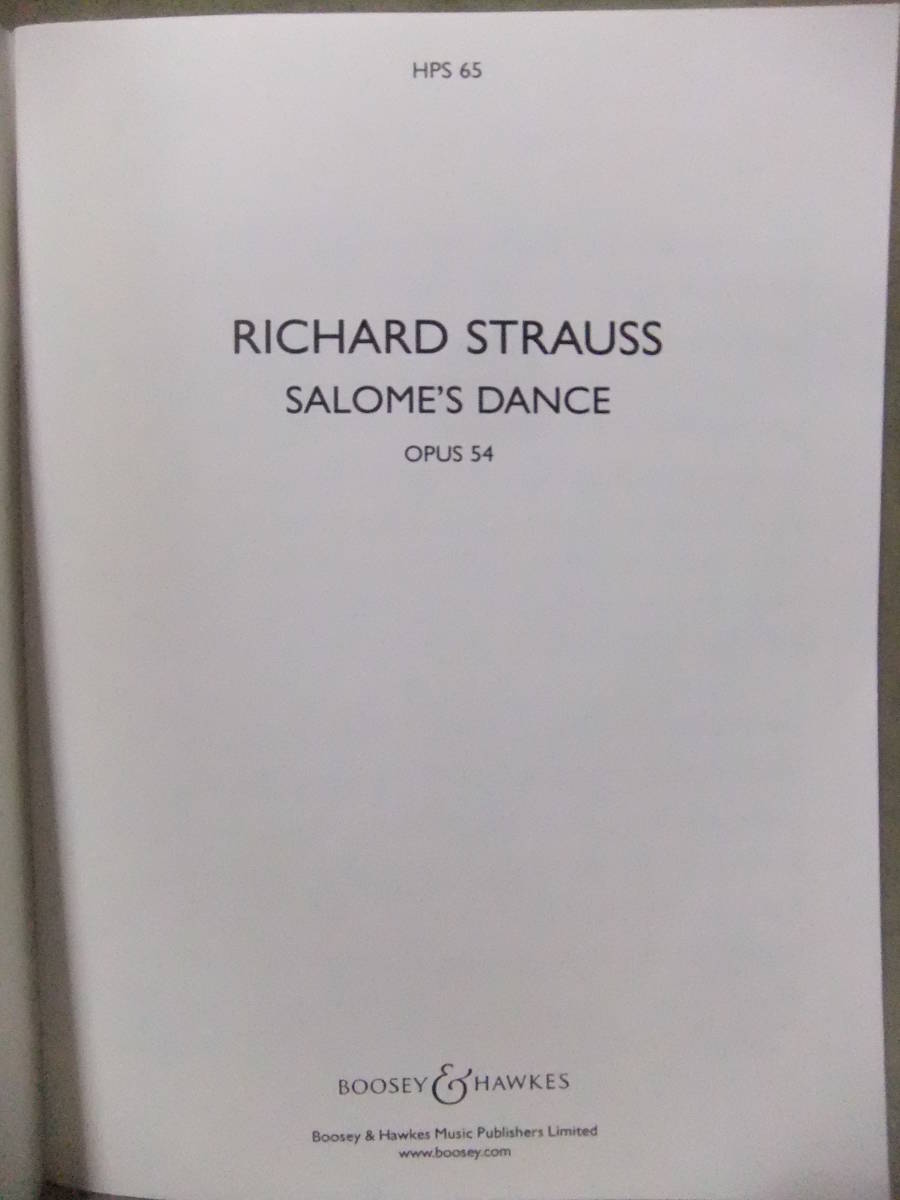 ★RICHARD STRAUSS（リヒャルト・シュトラウス）/ Salome's Dance _画像3