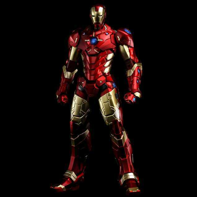 希少!!】 NOW! MARVEL #07 MAN IRON 千値練 RE:EDIT ver. GOLD