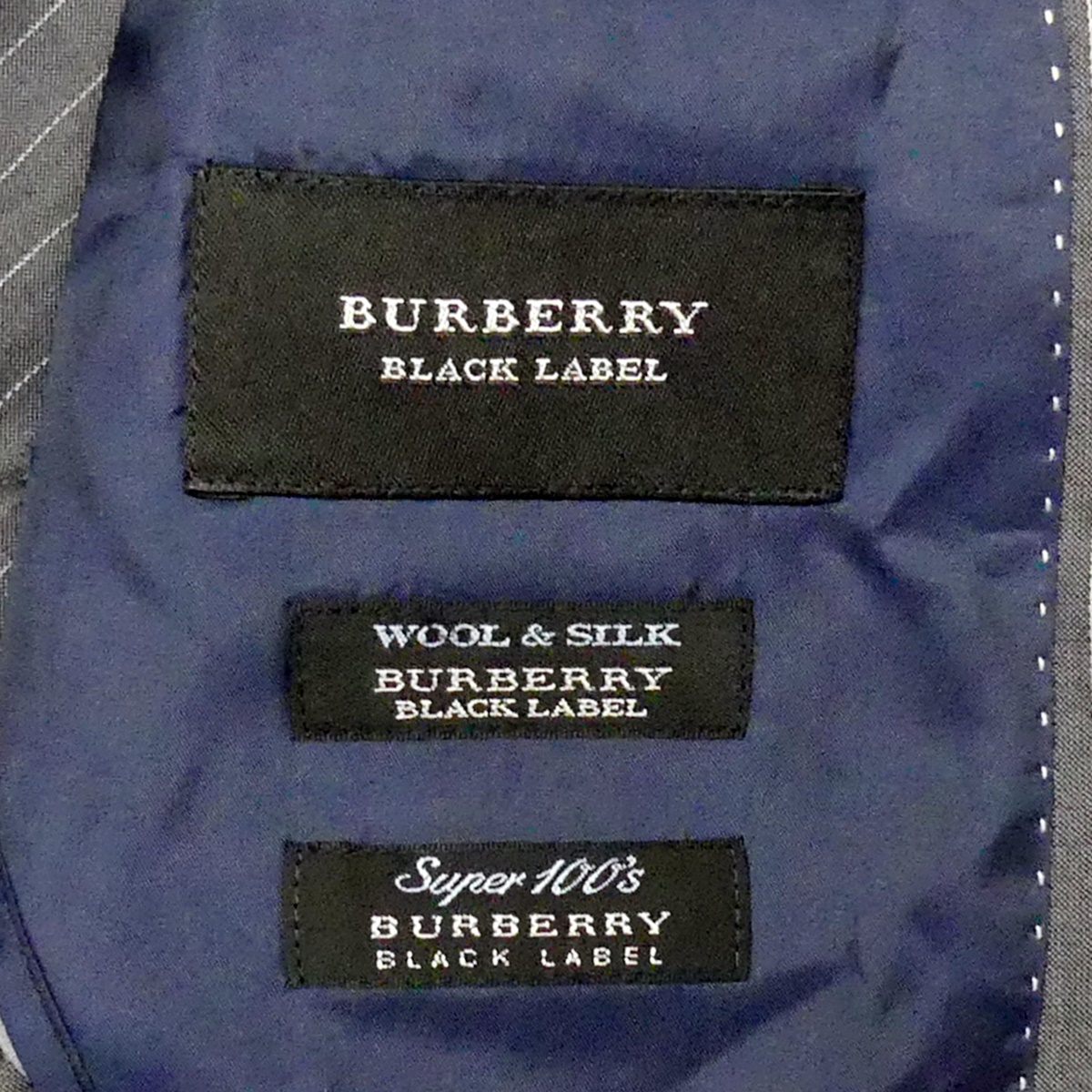 即決☆BURBERRY BLACK LABEL☆メンズS位 廃版 テーラードジャケット