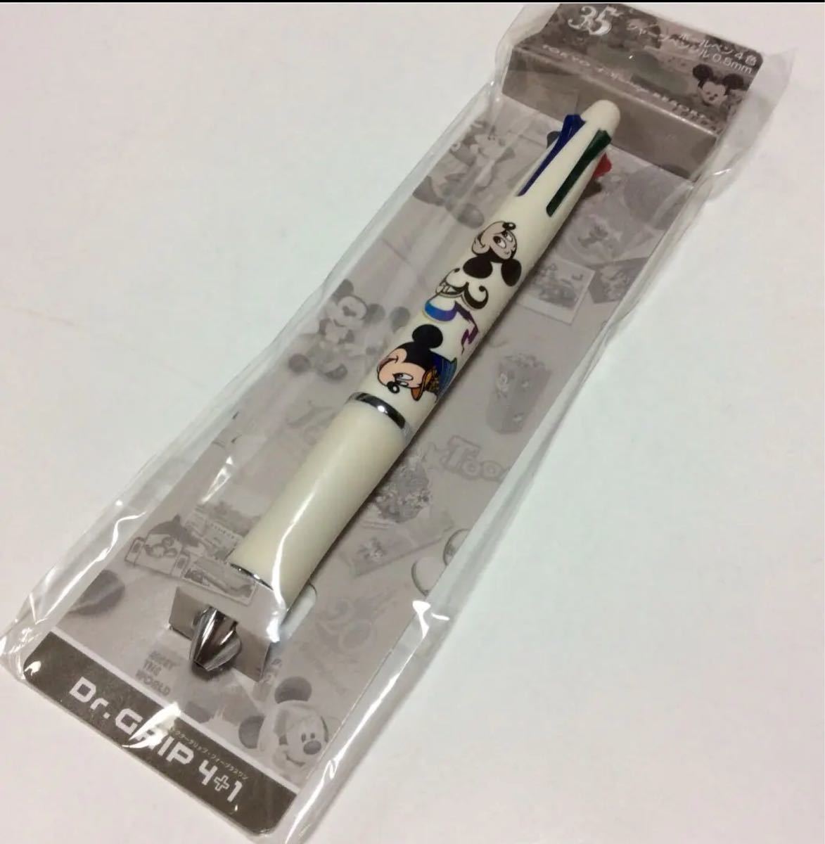 Paypayフリマ ドクターグリップ4 1東京ディズニーリゾートミッキー35周年 多機能ペン 4色ボールペン 0 5mmシャープペン Pilot