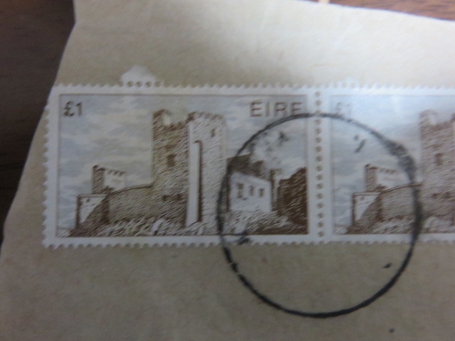 切手5枚「EIRE」（アイルランド）消印あり_画像2