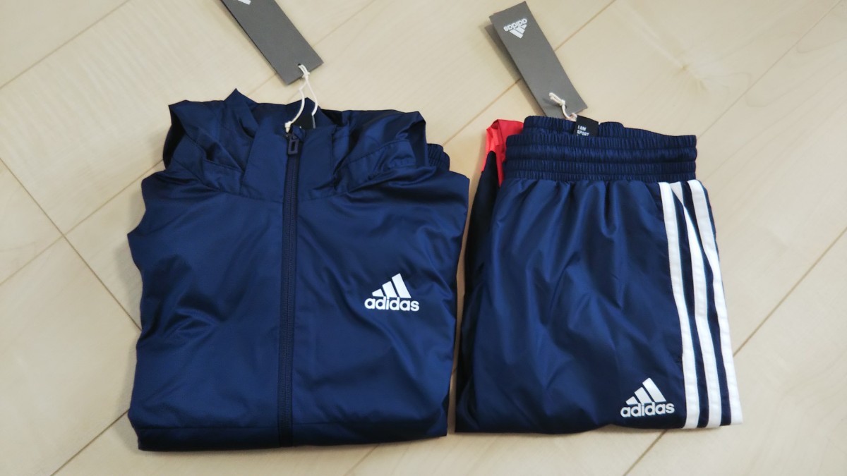 adidas ウィンドブレーカー ジュニア 上下セット