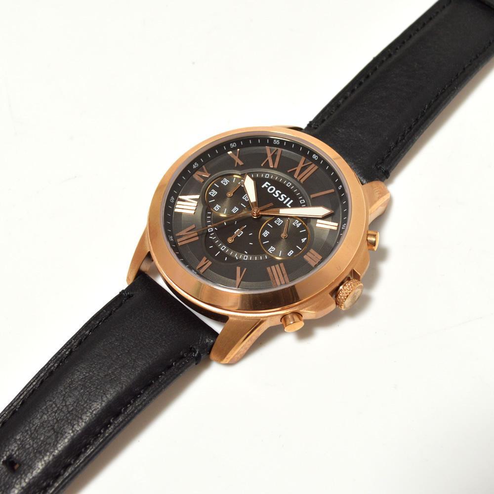 未使用 フォッシル FOSSIL 腕時計 メンズ クロノグラフ ブラック
