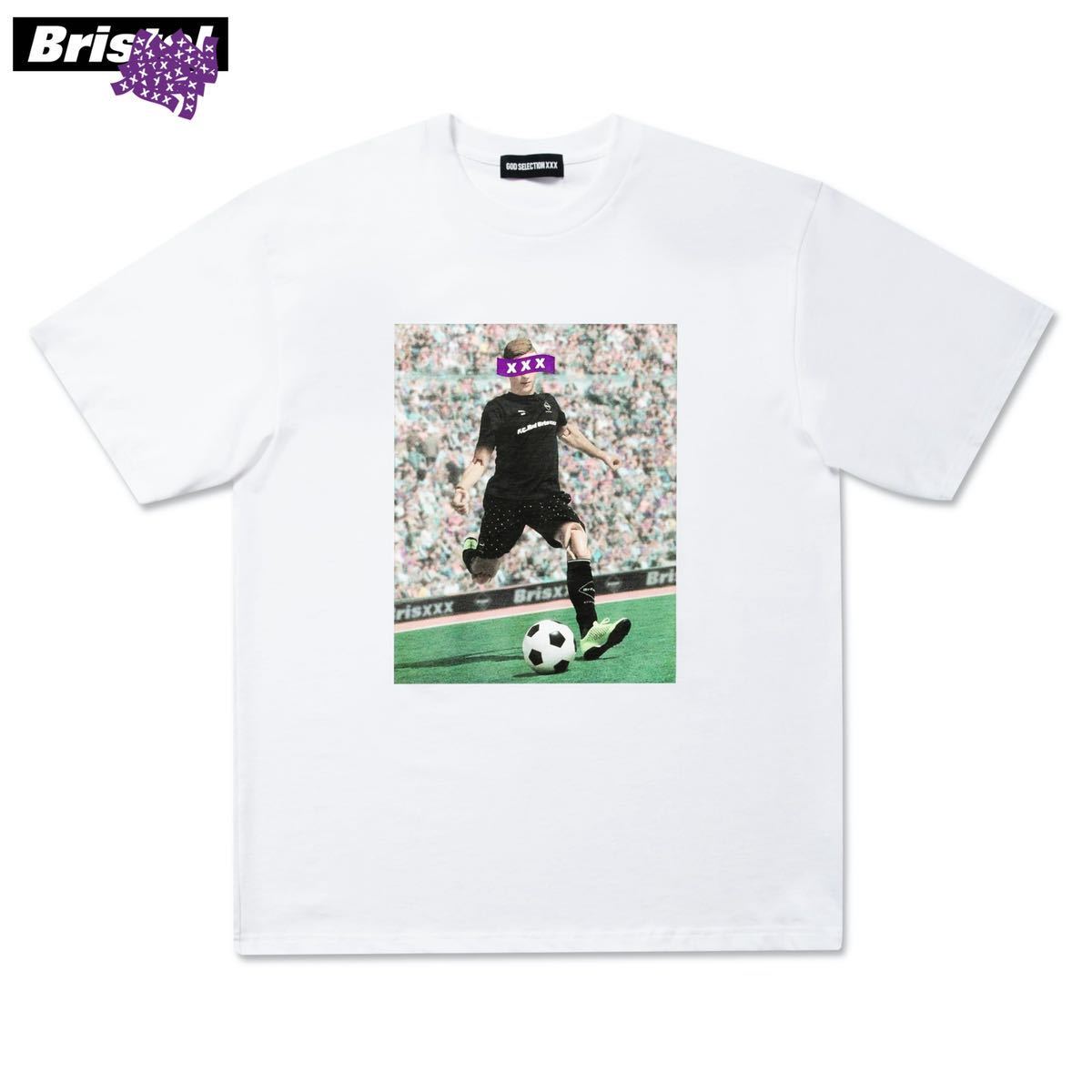 【新品タグ付き】21SS 新作 新品 FCRB f.c real bristol エフシーレアルブリストル SOPH ソフ GOD SELECTION XXX PLAYER TEE Tシャツ WHITE_画像1