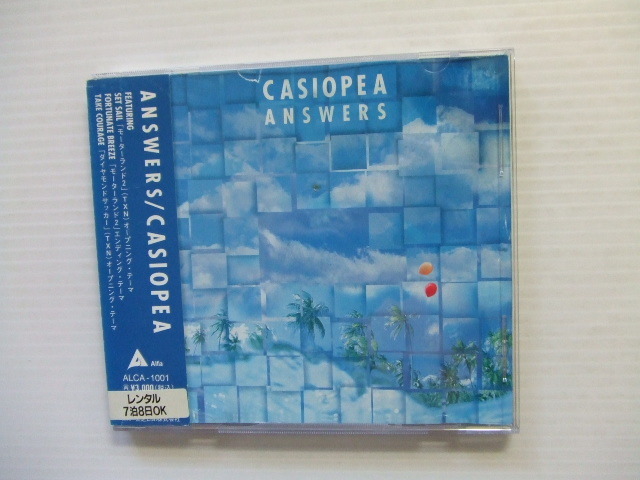 160 音質処理CD カシオペア CASIOPEA 今季ブランド ANSWERS 最大89％オフ フュージョン レンタル落ち アンサーズ 多分世界一 改善度