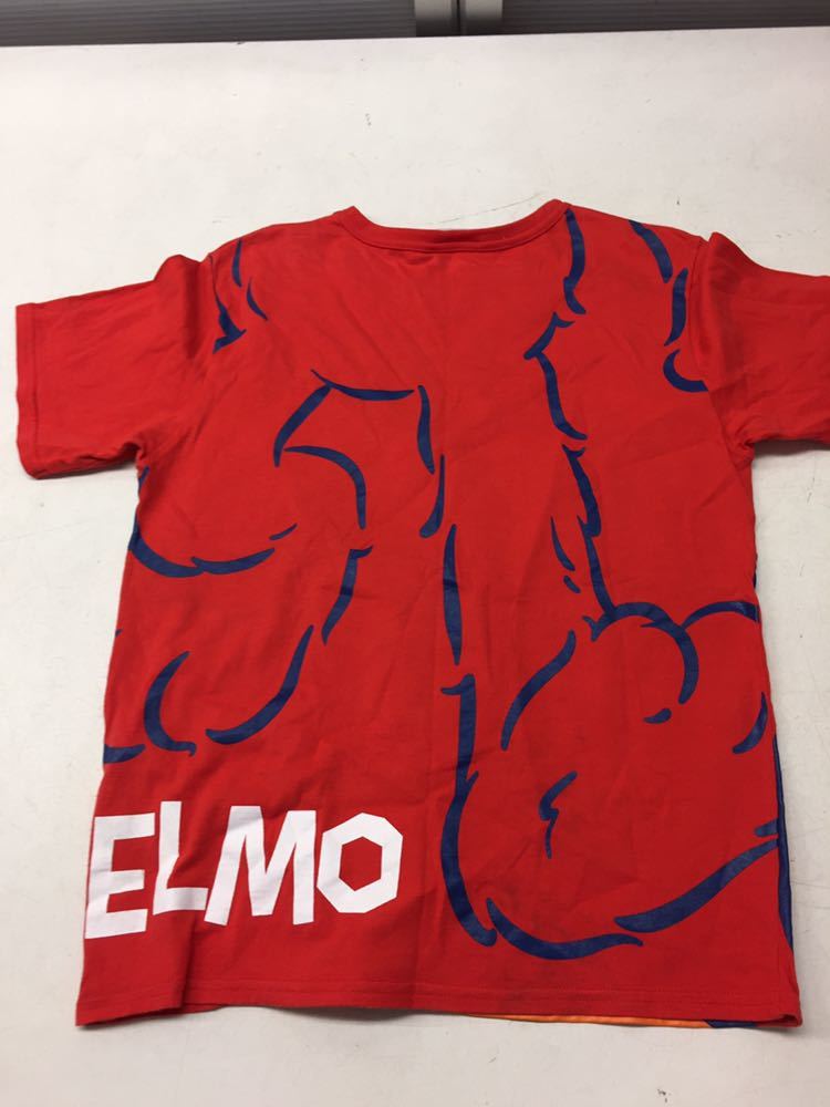  free shipping * short sleeves T-shirt * character Elmo *USJ* red red *S size *#30423mtj130