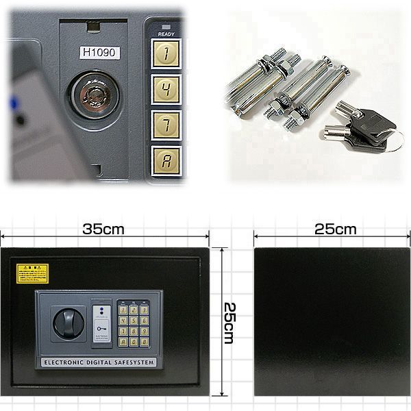  electronic numeric keypad electron safe numeric keypad type safety box small size 