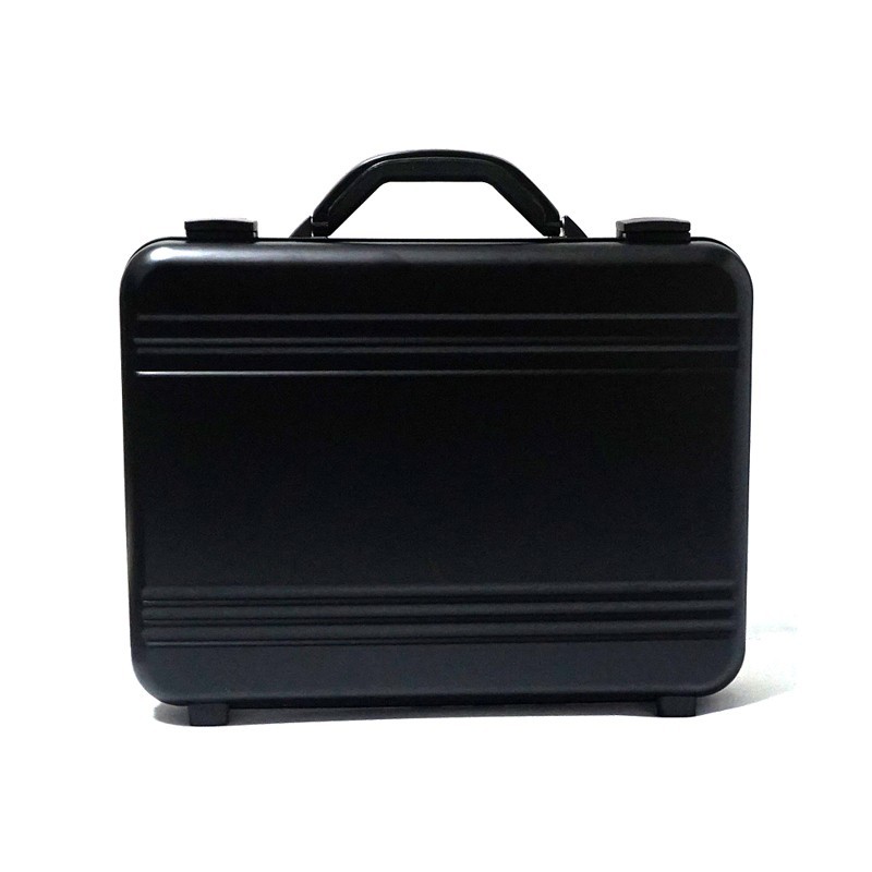 アルミ製 アタッシュケース Mサイズ B4サイズ対応 色ブラック 軽量モデル ノートパソコン収納可能 ビジネスバッグ ブリーフケース