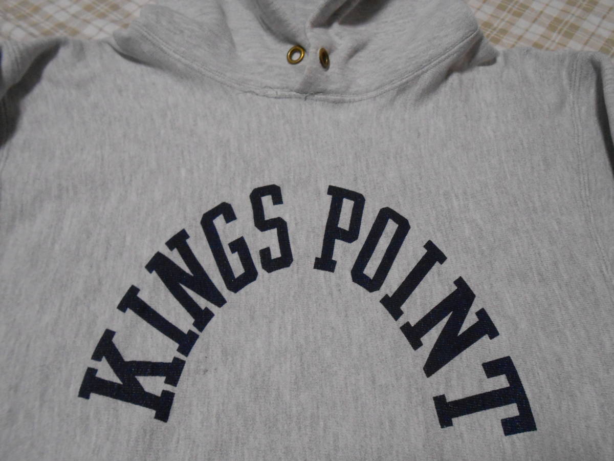 Champion リバースウィーブ KINGS POINT 染み込み USA製-