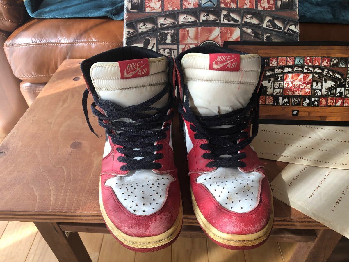 94年復刻 ナイキ エアジョーダン1 シカゴ JORDAN1 94年製BOX付属 94年復刻 ナイキ エアジョーダン1 シカゴ JORDAN1 94年製BOX付属