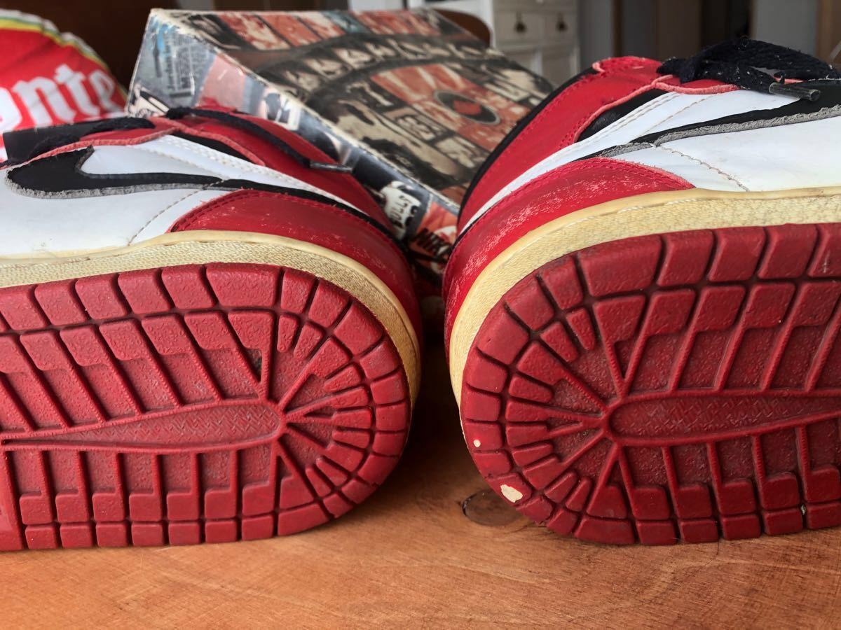 94年復刻 ナイキ エアジョーダン1 シカゴ JORDAN1 94年製BOX付属 94年復刻 ナイキ エアジョーダン1 シカゴ JORDAN1 94年製BOX付属
