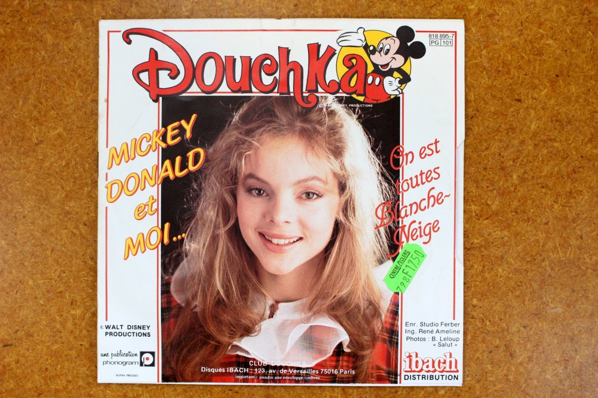 A022/EP/Douchka - Mickey, Donald et moi (1984)　ディズニー　ミッキーマウス　ドナルドダック_画像1