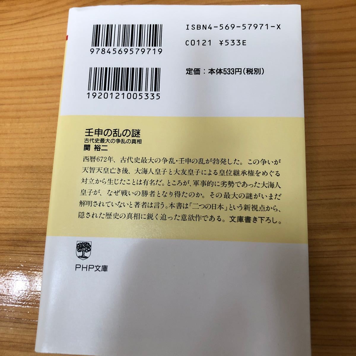 壬申の乱の謎 古代史最大の争乱の真相 ＰＨＰ文庫／関裕二 (著者)