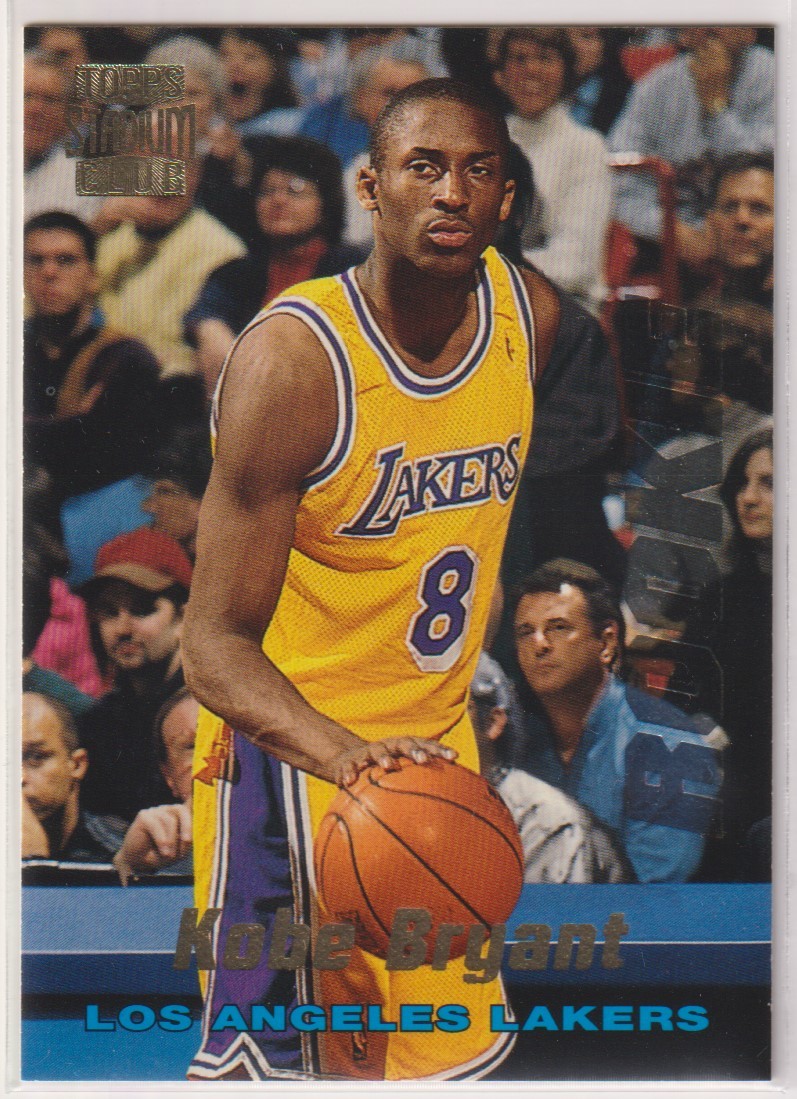 NBA KOBE BRYANT 1996-97 Stadium club BASKETBALL ROOKIE 1 No. R12 LOS ANGELES LAKERS コビー ブライアント レイカーズ ルーキーカード_画像1