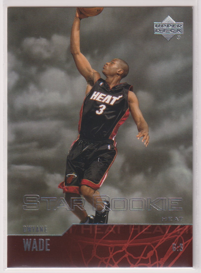 NBA DWYANE WADE 2003-04 UPPER DECK No. 305 ROOKIE CARD BASKETBALL MIAMI HEAT ドウェイン・ウェイド ルーキーカード マイアミ・ヒート_画像1