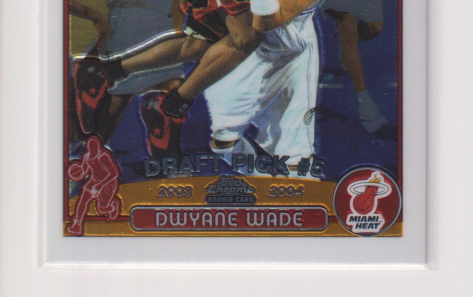 NBA DWYANE WADE 2003-04 Topps Chrome No. 115 ROOKIE CARD