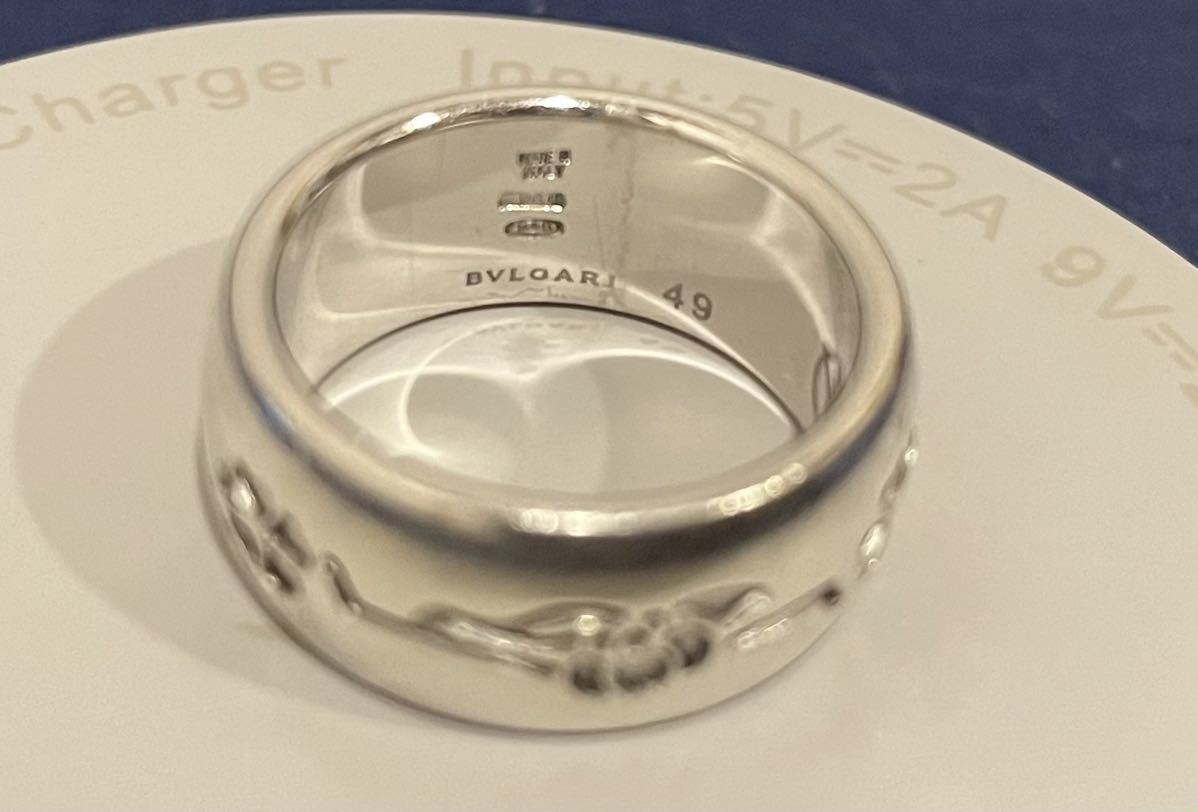 stayhome large sale!! BVLGARY save The children ring ring silver 925 9 number BVLGARI