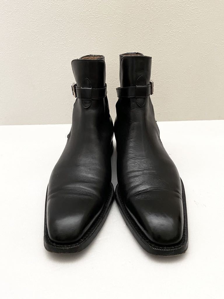 JOSEPH size41 イタリア製レザーブーツ ジョッパーブーツ ブラック 黒 メンズ ジョセフ 美品 革靴_画像1