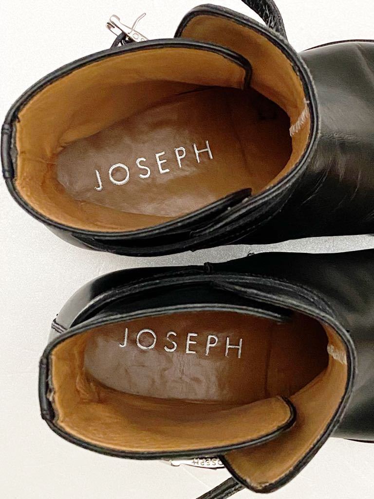 JOSEPH size41 イタリア製レザーブーツ ジョッパーブーツ ブラック 黒 メンズ ジョセフ 美品 革靴_画像8