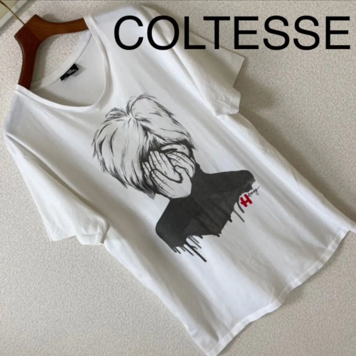 レア◆COLTESSE◆ビームスセレクト アンディウォーホル Tシャツ L 白 ホワイト コルテッセ ANDY WARHOL ポルトガル製_画像1