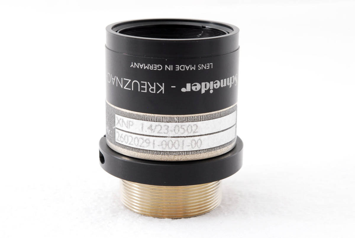 ◆大幅値下げ◆希少美品◆珍品◆シュナイダー Schneider-Kreuznach Type XNP 23mm F1.4 0502 Cマウント CM120用？ カメラ用レンズ #1286_画像8