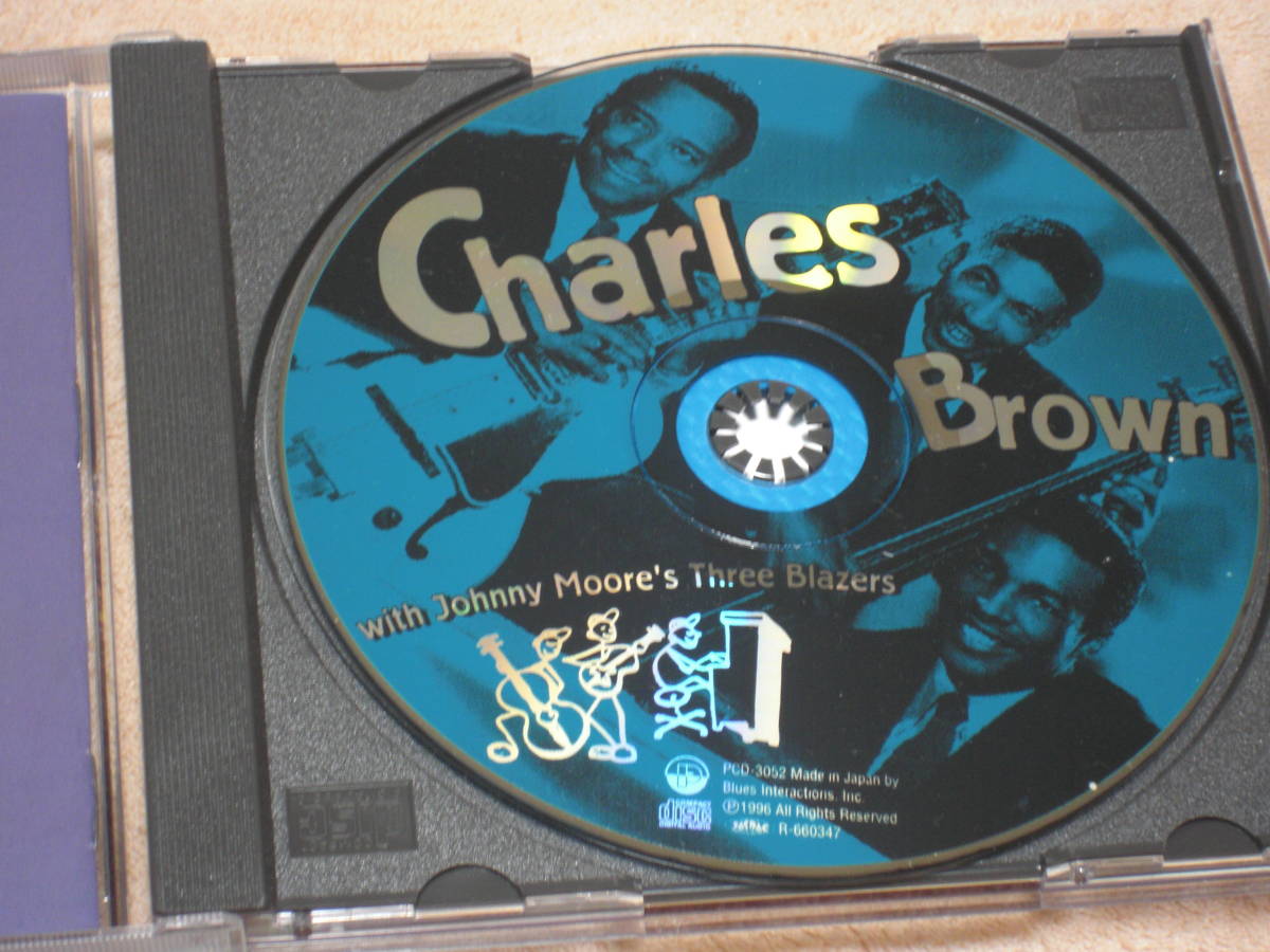 日本盤CD Charles Brown With Johnny Moore's Three Blazers （PCDー3052） 帯付_画像3