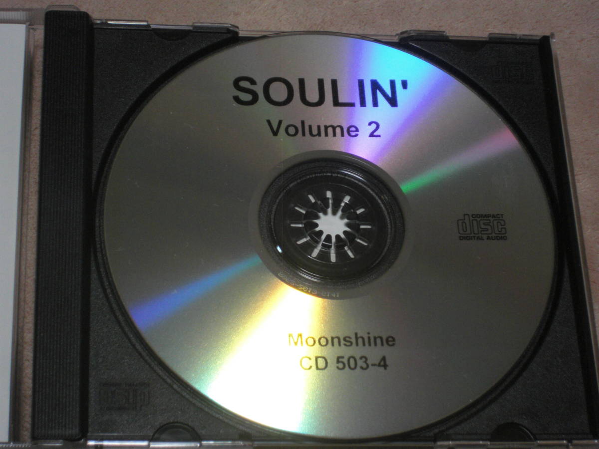 輸入盤CDR VA. ： Soulin' Volume 2 　（Moonshine CD-503-4 ）_画像3