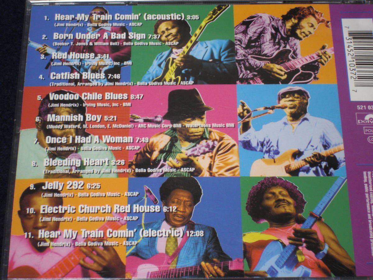 輸入盤CD　Jimi Hendrix ： Blues （Polydor 521 037-2）C　_画像5
