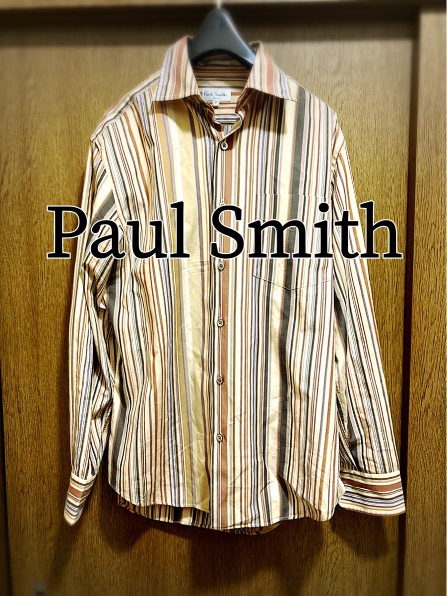 Paypayフリマ Paul Smith ポールスミス ストライプ 長袖シャツ メンズ ストライプシャツ イタリア製 Paypayフリマ Paul Smith ポールスミス ストライプ 長袖シャツ メンズ ストライプシャツ イタリア製