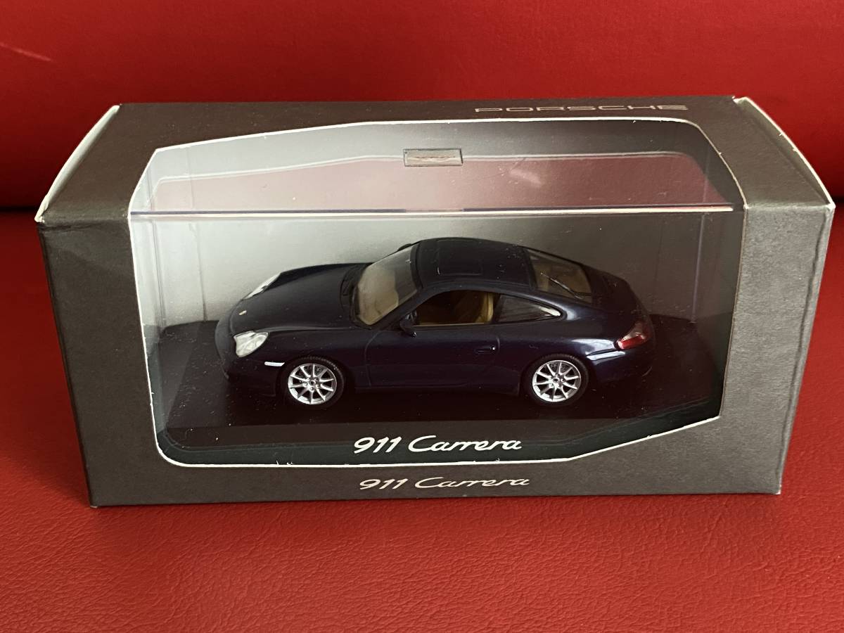 MINICHAMPS★ポルシェ PORSCHE 911 Carrera ディーラー特注 ブルー 1/43 ミニカー　WAP020007812_画像1