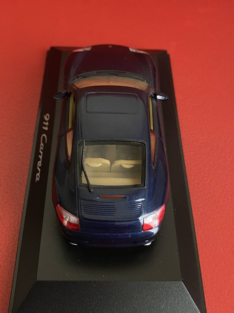 MINICHAMPS★ポルシェ PORSCHE 911 Carrera ディーラー特注 ブルー 1/43 ミニカー　WAP020007812_画像3