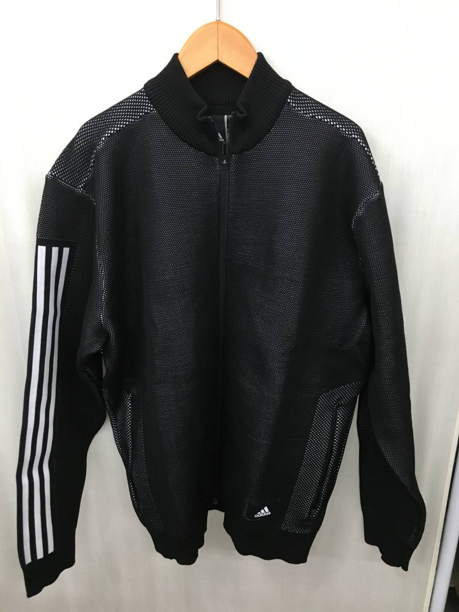 新品未使用品 adidas アディダス ジャージ XO ポリエステル BLK/WHITE DT0909 FRX63_画像1