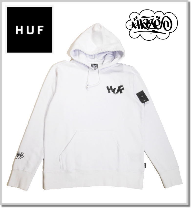 ハフ HUFxHAZE BRUSH P/O HOODIE PF00369-M ハフxヘイズ スウェットパーカー_画像8