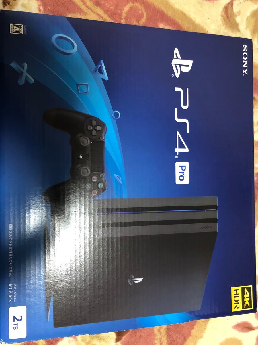 【美品】PlayStation 4 Pro ジェット・ブラック 2TB  CUH-7200CB01