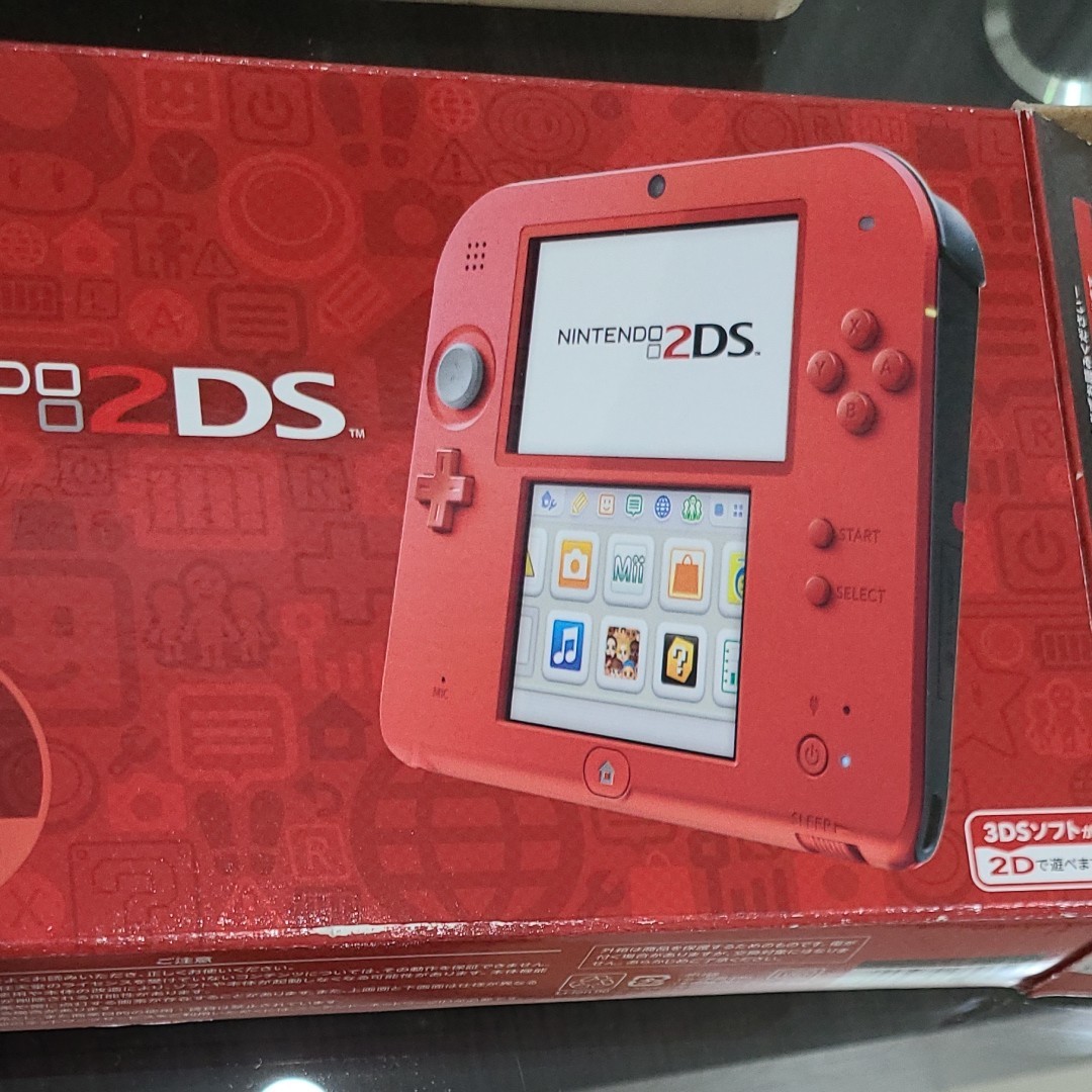 【モンハン ダブルクロスDL版付き】ニンテンドー2DS レッド