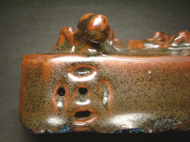 中國 清時代 紫金釉堆塑龍文鎮 ○逸品○ 唐物 | normanhubbard.com