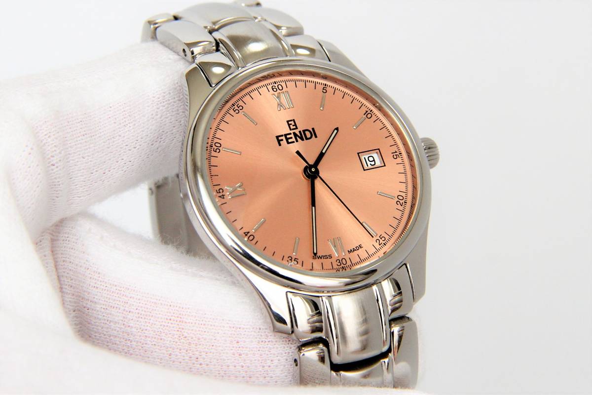 【稼働】フェンディ FENDI 男性用 腕時計 電池新品 s1147_画像1