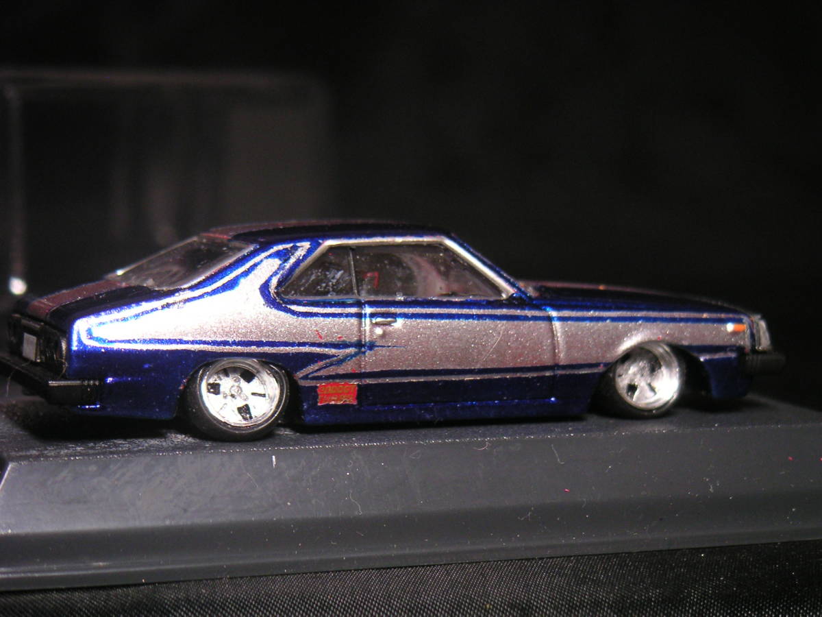 1/64:\'80 HGC210: Japan two-tone custom color Konami made is no character deep rim * lowrider : Skyline : Advan dish 