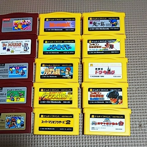 レア 希少 ゲームボーイアドバンス ファミコンミニ ソフト 30本セット