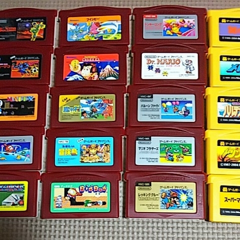 レア 希少 ゲームボーイアドバンス ファミコンミニ ソフト 30本セット