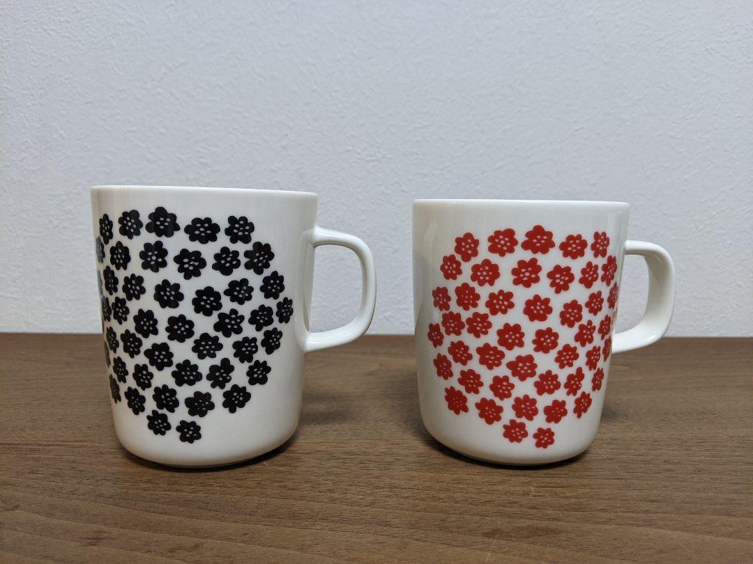 マリメッコ　marimekko　プケッティ　マグカップ　新品　2点セット　　_画像1