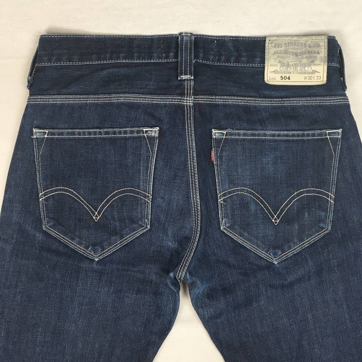 Levi's リーバイス504 EU504-0019 日本製10年ストレートデニム Levi's リーバイス504 EU504-0019 日本製10年ストレートデニム