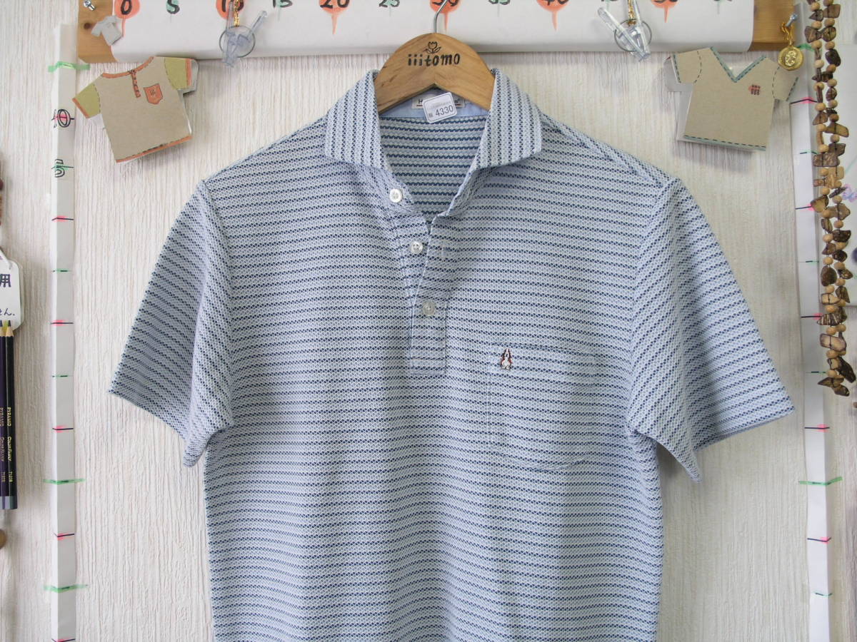 ♪服4330♪ 半袖 ポロシャツ Hush Puppies ハッシュパピー 和紙混16