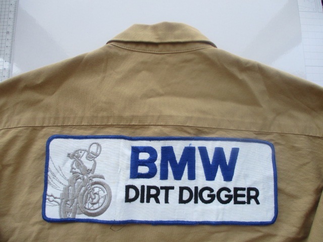 【中古品】 【大きめ】BMW DIRT DIGGER バイク オートバイ ワッペン/ F1 レーシング 自動車 バイク 整備 ヴィンテージ B01_画像7