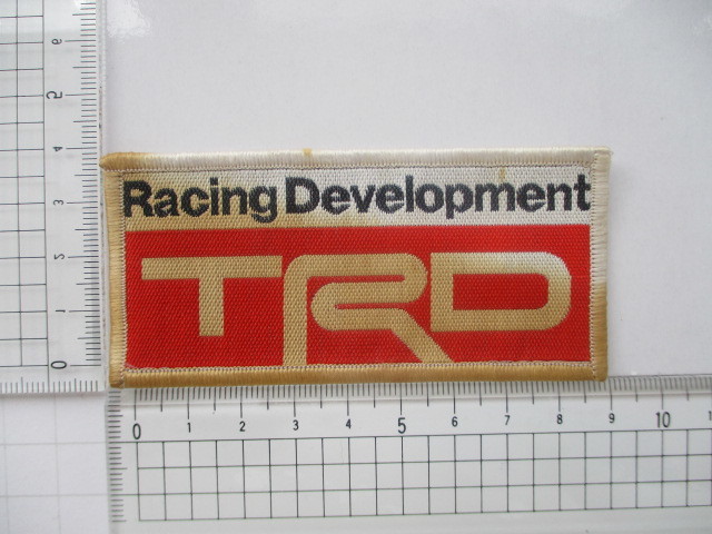 【中古品】TRD Racing Development トヨタ テクノクラフト レーシング メーカー ロゴ ワッペン/ 刺繍 エンブレム 自動車 整備 作業着 34_画像7