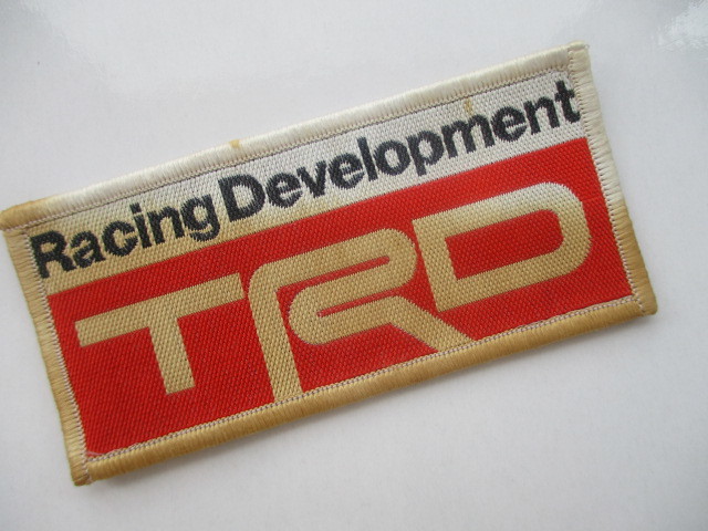 【中古品】TRD Racing Development トヨタ テクノクラフト レーシング メーカー ロゴ ワッペン/ 刺繍 エンブレム 自動車 整備 作業着 34_画像2