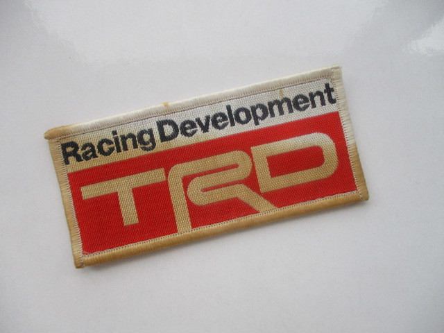 【中古品】TRD Racing Development トヨタ テクノクラフト レーシング メーカー ロゴ ワッペン/ 刺繍 エンブレム 自動車 整備 作業着 34_画像1