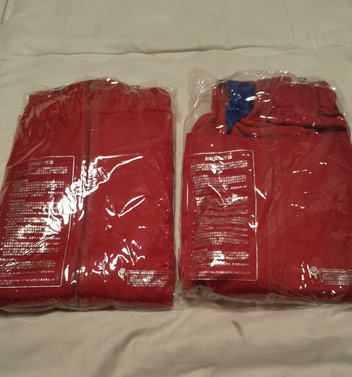  новый товар *L* school Uni гимнастика джерси верх и низ в комплекте * красный 
