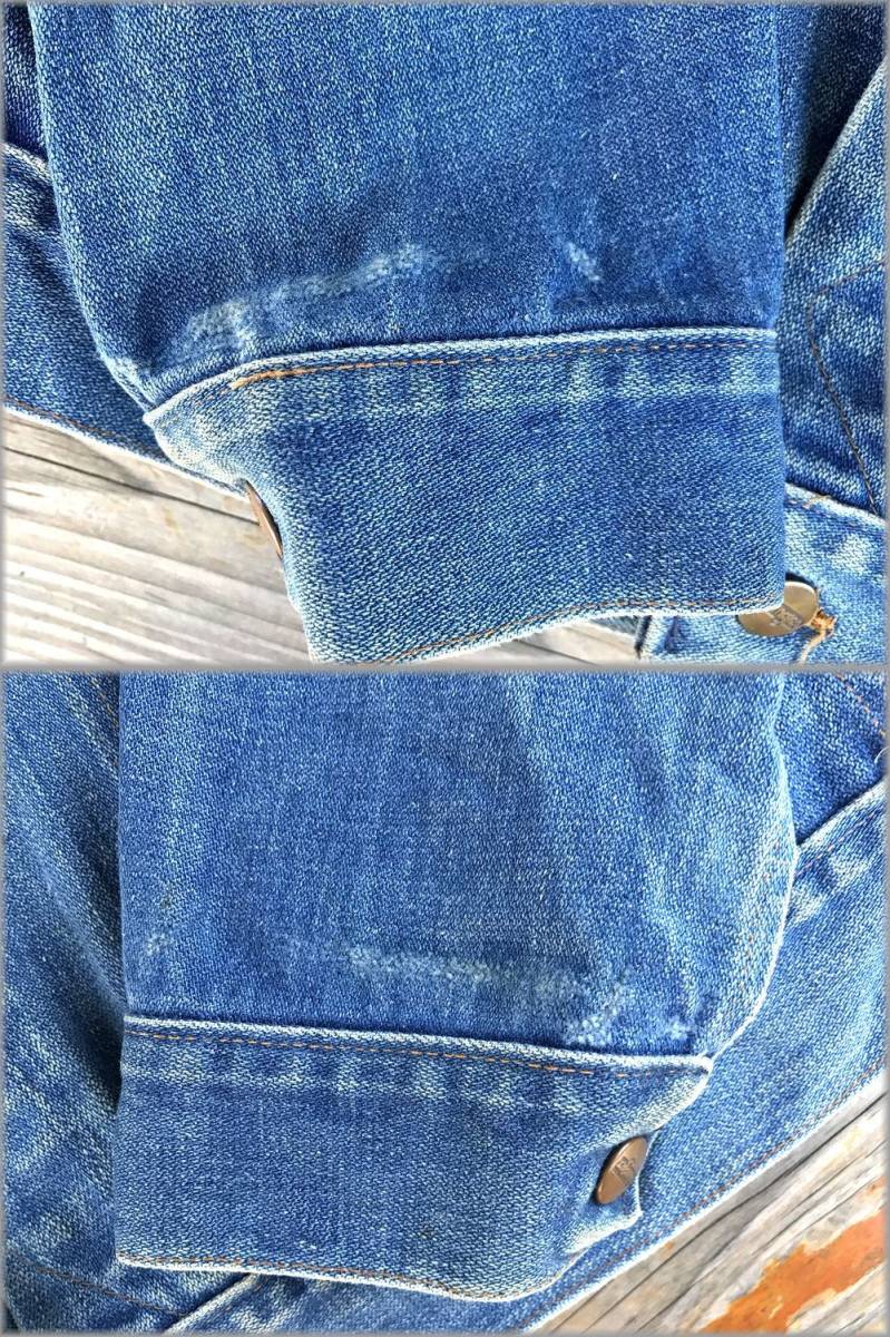 * Wrangler 80s USA производства джинсовый жакет * осмотр Denim жакет Vintage usa производства 